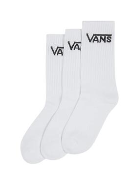 Calcetines Vans Crew basic blanco para niño y niña