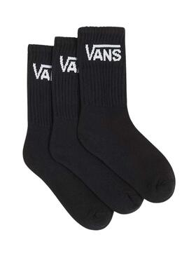 Calcetines Vans Crew basic negro para niño y niña