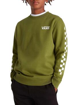 Sudadera Vans Exposition verde para niño