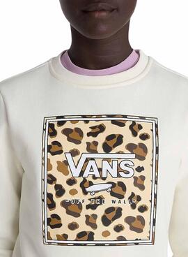 Sudadera Vans Felidae blanco para niño