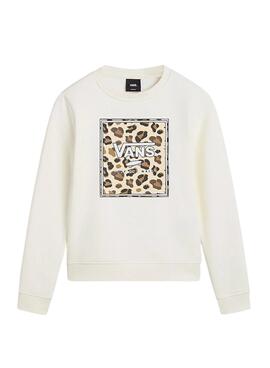 Sudadera Vans Felidae blanco para niño