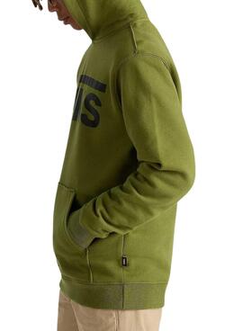 Sudadera Vans Classic verde para niño