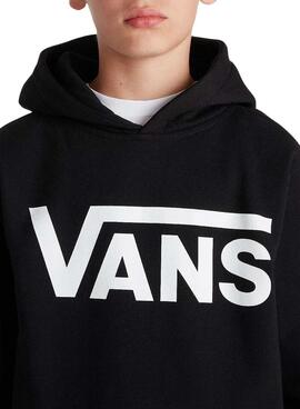 Sudadera Vans Classic negro para niño