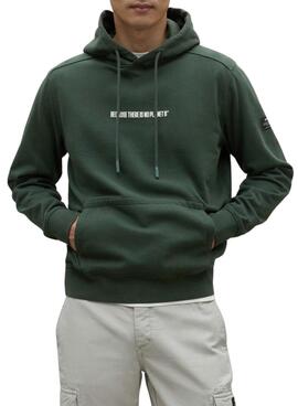 Sudadera Ecoalf Barcaalf verde para hombre