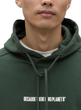 Sudadera Ecoalf Barcaalf verde para hombre