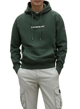 Sudadera Ecoalf Barcaalf verde para hombre