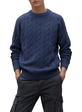 Jersey Ecoalf Tiloalf azul para hombre