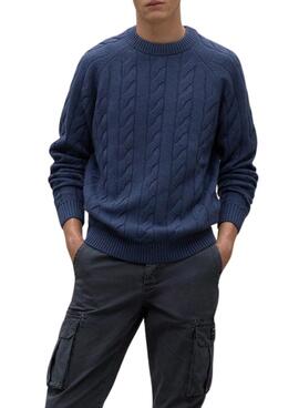 Jersey Ecoalf Tiloalf azul para hombre