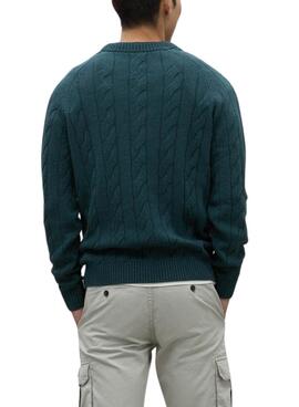 Jersey Ecoalf Tiloalf verde para hombre