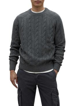 Jersey Ecoalf Tiloalf gris para hombre