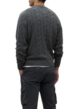 Jersey Ecoalf Tiloalf gris para hombre