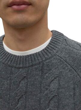 Jersey Ecoalf Tiloalf gris para hombre