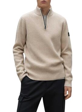 Jersey Ecoalf Dragoalf beige para hombre