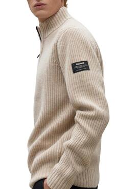 Jersey Ecoalf Dragoalf beige para hombre