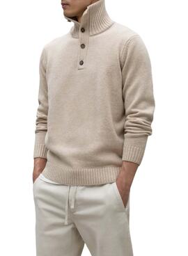 Jersey Ecoalf Idesiaalf beige para hombre