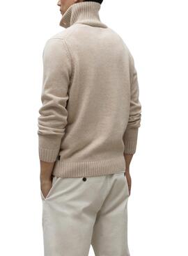 Jersey Ecoalf Idesiaalf beige para hombre