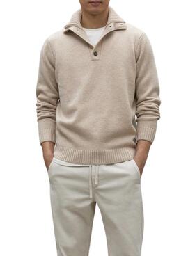 Jersey Ecoalf Idesiaalf beige para hombre