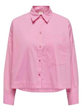 Camisa Only Carrie rosa para mujer