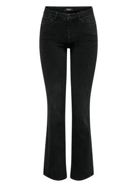 Pantalón Only Flared Fit negro para mujer