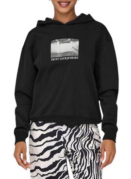 Sudadera Only Cassie negro para mujer