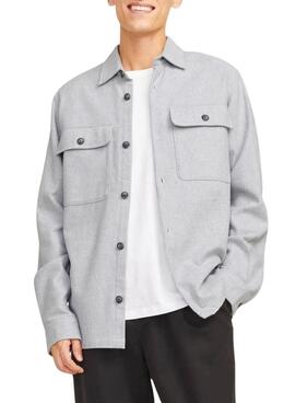 Sobrecamisa Jack and Jones Raymond gris para hombre