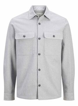 Sobrecamisa Jack and Jones Raymond gris para hombre