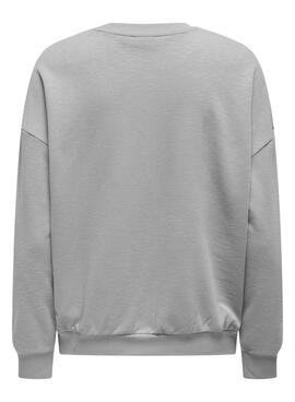 Sudadera Only Sille gris para mujer