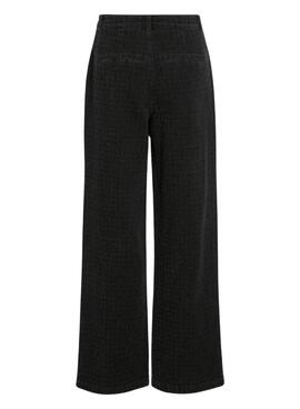 Pantalones Vila Viany negro para mujer