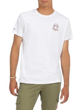 Camiseta El Pulpo Atlantic Lifestyle blanco para hombre