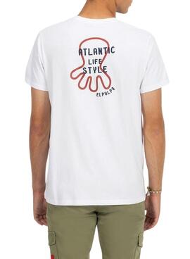 Camiseta El Pulpo Atlantic Lifestyle blanco para hombre