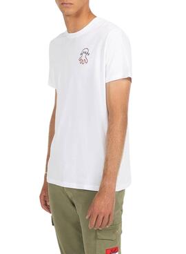 Camiseta El Pulpo Atlantic Lifestyle blanco para hombre