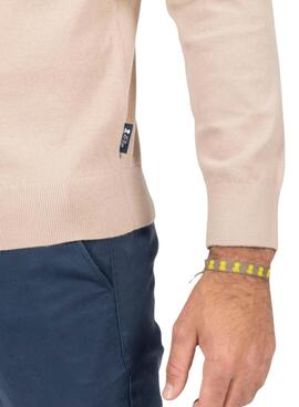 Jersey El Pulpo Básico Cashmere camel para hombre