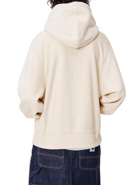 Sudadera con capucha Carhartt WIP beige para mujer