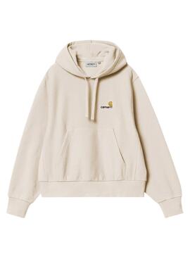 Sudadera con capucha Carhartt WIP beige para mujer