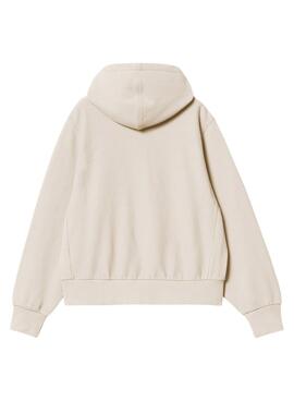 Sudadera con capucha Carhartt WIP beige para mujer