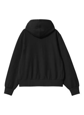 Sudadera con capucha Carhartt WIP negro para mujer