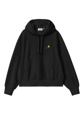 Sudadera con capucha Carhartt WIP negro para mujer