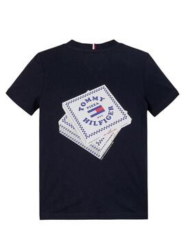 Camiseta Tommy Hilfiger Fun azul marino para niño