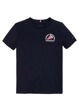 Camiseta Tommy Hilfiger Fun azul marino para niño