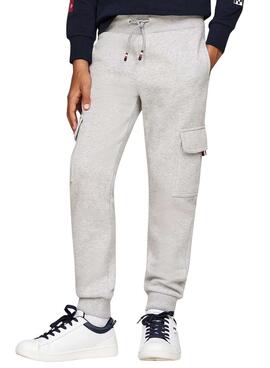 Jogger Tommy Hilfiger Monotype gris para niño