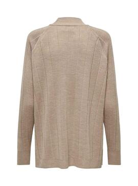 Jersey de punto de Only Tess beige para mujer