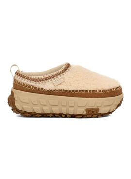 Zuecos Ugg Venture Daze Cozy beige para mujer