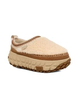 Zuecos Ugg Venture Daze Cozy beige para mujer