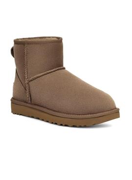 Botas Ugg Classic Mini II camel para mujer