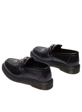 Zapato mocasín Dr. Martens Adrian Snaffle negro para mujer