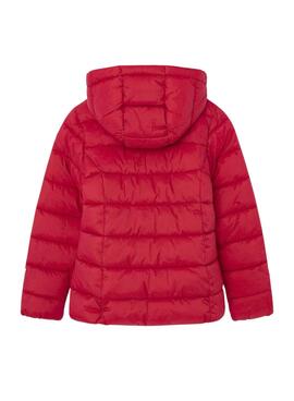 Plumífero Pepe Jeans Vivian Short rojo para niña