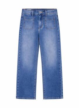 Pantalón Vaquero Pepe Jeans Nyomi azul para niña