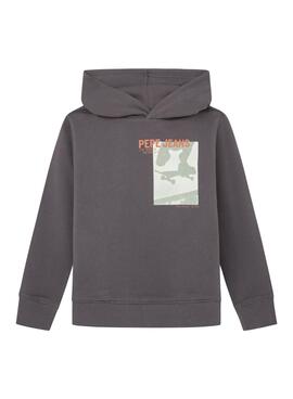 Sudadera Pepe Jeans Bernet gris para niño