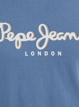 Camiseta Pepe Jeans Abel azul para hombre