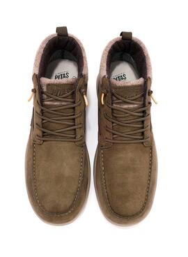 Botas Walkin Pitas Kent verde para hombre